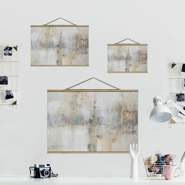 Fabric print with poster hangers - Essence I