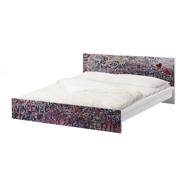 Adhesive film for furniture IKEA - Malm bed 160x200cm - Verona - Romeo & Juliet