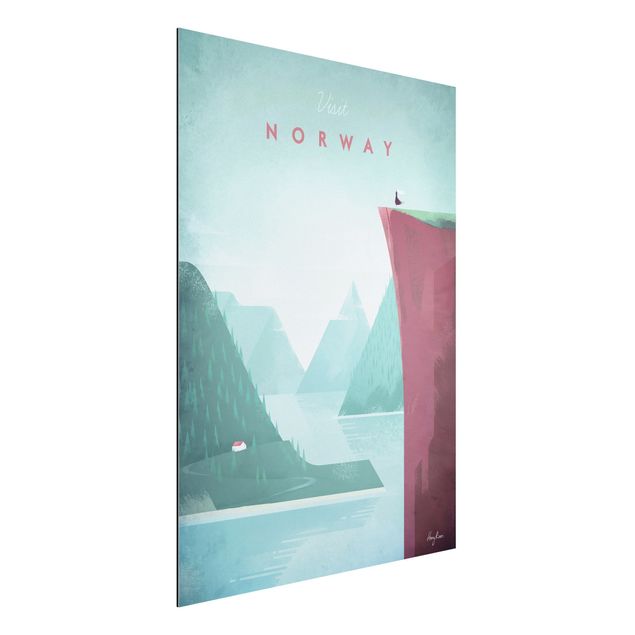 Dibond Travel Poster - Norway