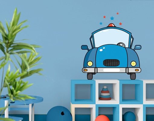 Wall stickers car No.JS60 Police Car