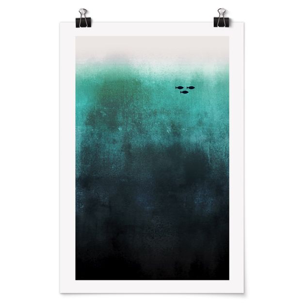 Poster - Fish In The Deep Sea