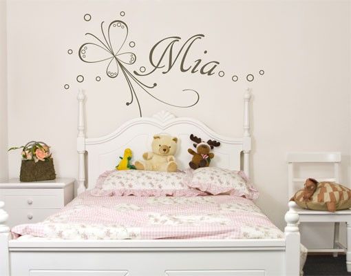 Wall art stickers No.SK10 Customised text On Butterflies Wings