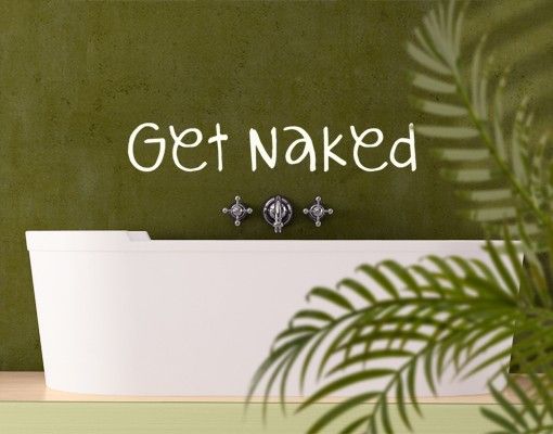 Wall stickers quotes No.EV24 Get Naked