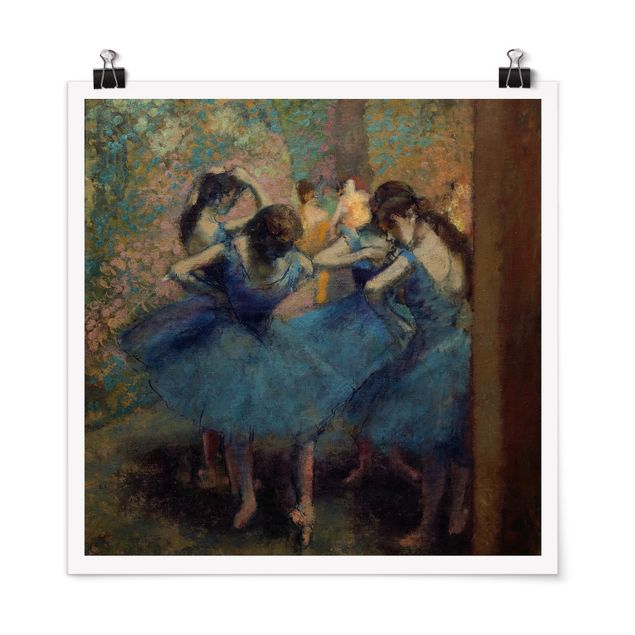 Poster - Edgar Degas - Blue Dancers
