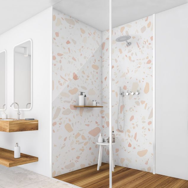 Shower wall cladding - Detailed Terazzo Pattern Venezia