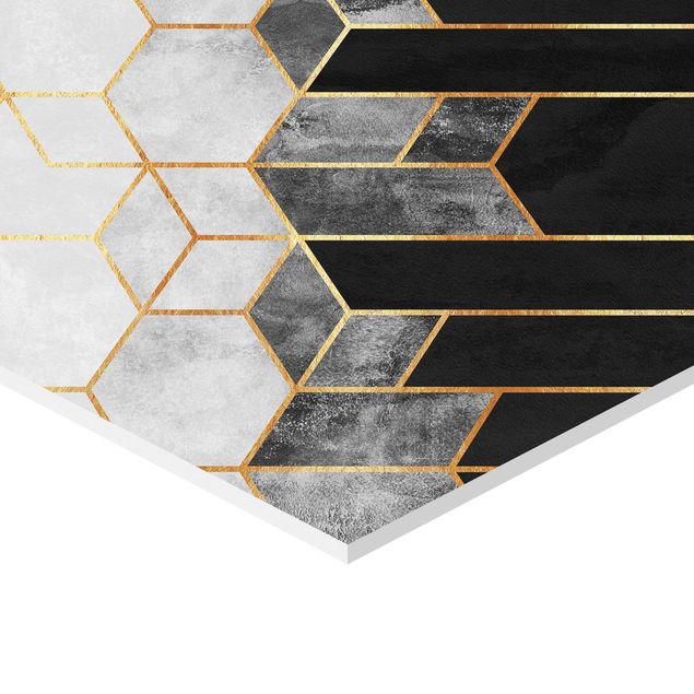 Forex hexagon - Golden Geometry Watercolour Set