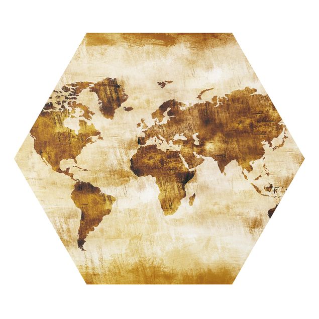 Forex hexagon - No.CG75 Map Of The World