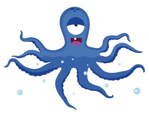 Wall stickers No.JS92 Squid Monster