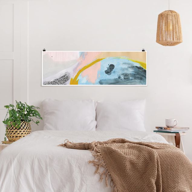 Panoramic poster abstract - Blurred Dawn I