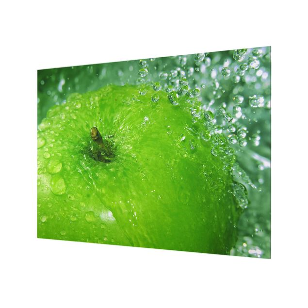 Glass Splashback - Green Apple - Landscape 3:4