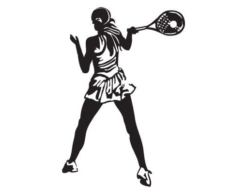 Wall sticker - No.UL981 Tennis Player