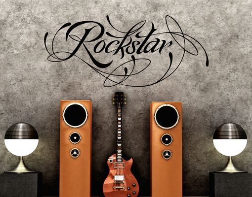 Wall stickers quotes No.PP6 Rockstar