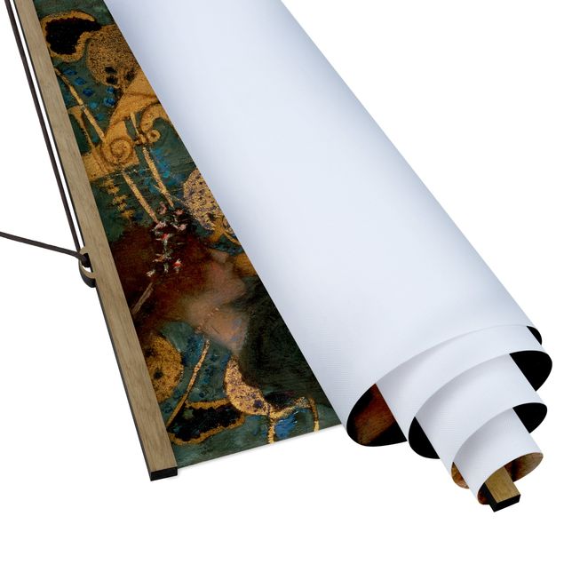 Fabric print with poster hangers - Gustav Klimt - Music