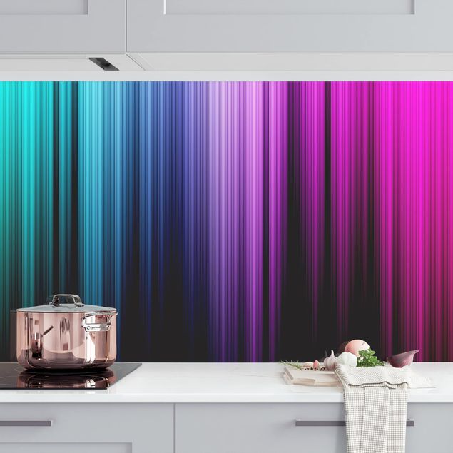 Splashback patterns Rainbow Display