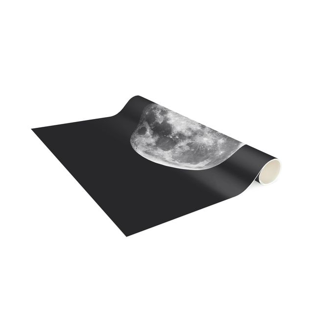 Black rugs Balloon With Moon