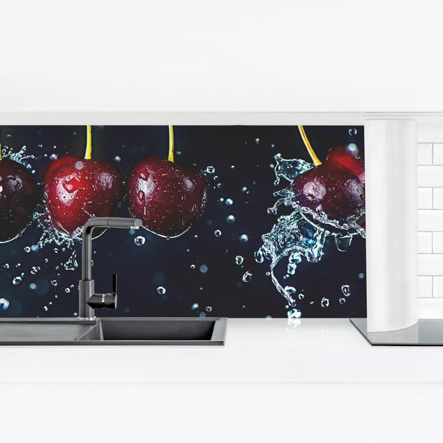 Kitchen wall cladding - Fresh Cherries