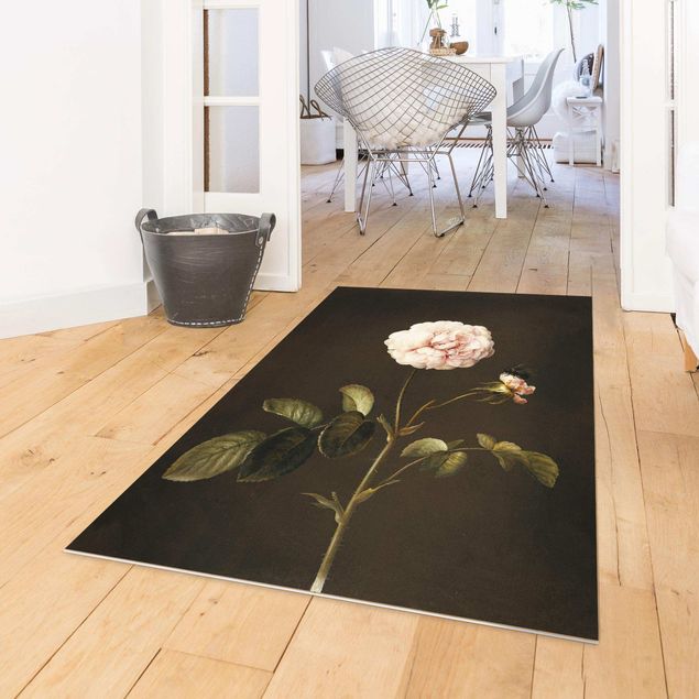 Outdoor rugs Barbara Regina Dietzsch - French Rose with Bumblbee