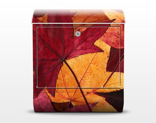 Letterbox - Coloured Leaves