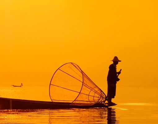 Letterbox - Fisherman And Sunrise