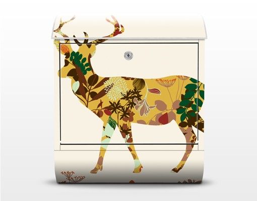 Letterbox - Floral Deer