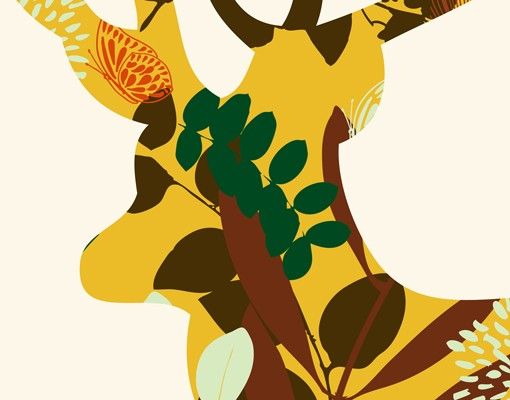Letterbox - Floral Deer