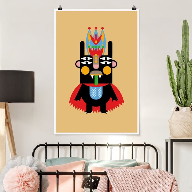 Poster - Collage Ethno Monster - King