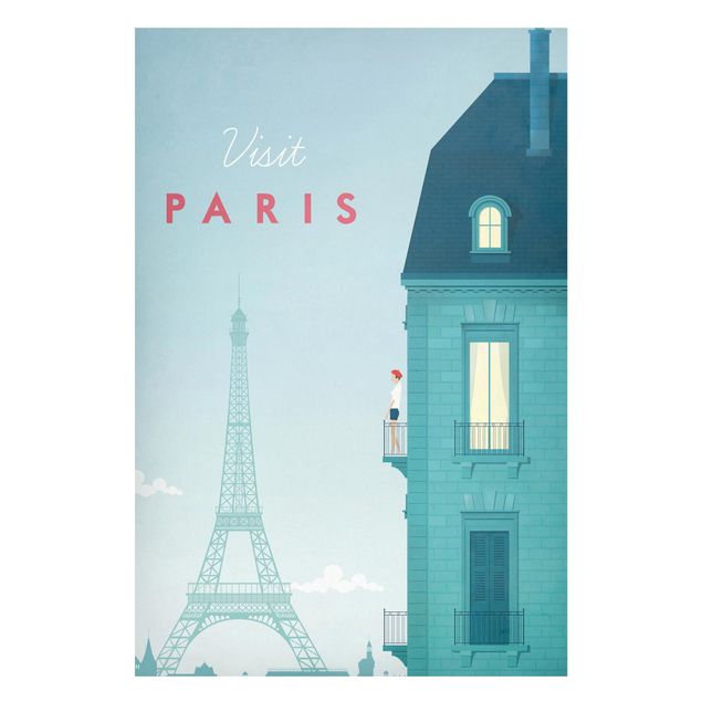 Magnetic memo board - Travel Poster - Paris