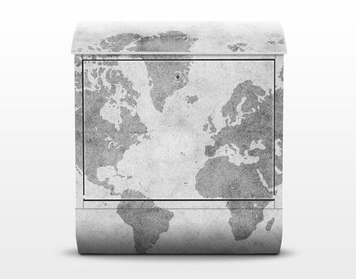 Letterbox - Vintage World Map II