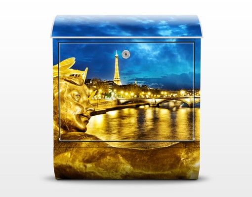 Letterbox - Golden Paris