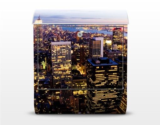 Letterbox - New York Skyline At Night