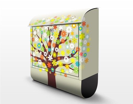 Letterbox - Tree Of Flowers