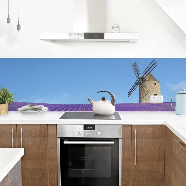 Kitchen wall cladding - Lavender Scent In The Provence