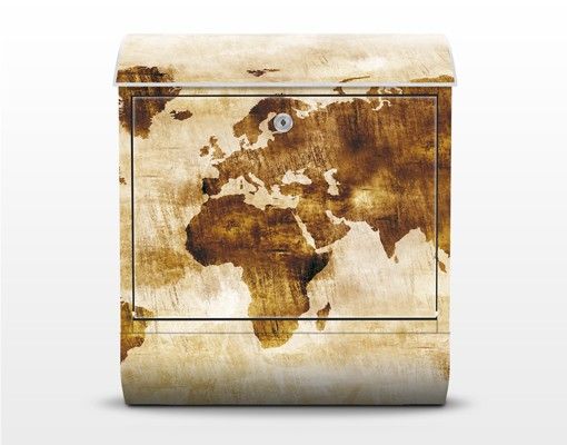 Letterbox - No.CG75 Map Of The World