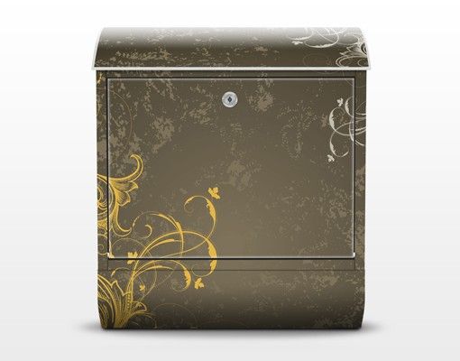 Letterbox - Flourishes In Gold And Silver