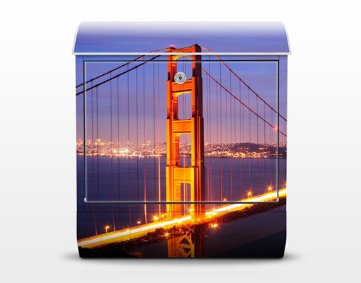 Letterbox - Golden Gate Bridge At Night