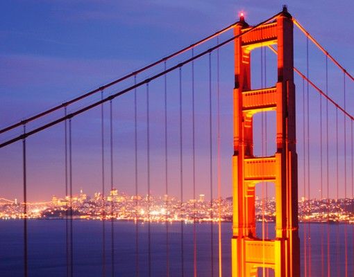 Letterbox - Golden Gate Bridge At Night