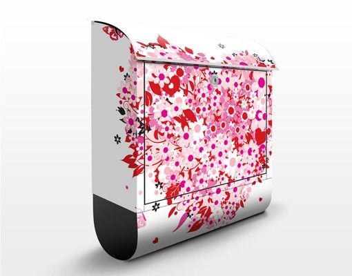 Letterbox - Floral Retro Heart