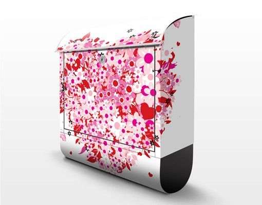 Letterbox - Floral Retro Heart