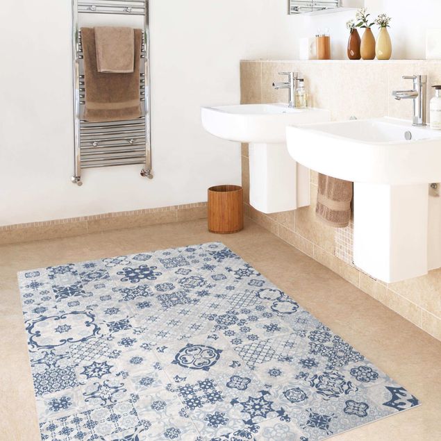 Tile rug Ceramic Tiles Agadir Blue