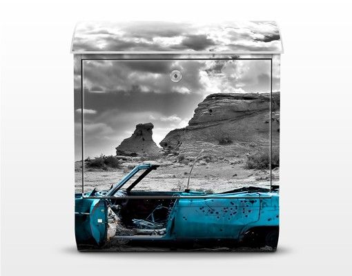 Letterbox - Turquoise Cadillac