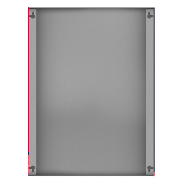 Magnetic memo board - Pop Art Kiss