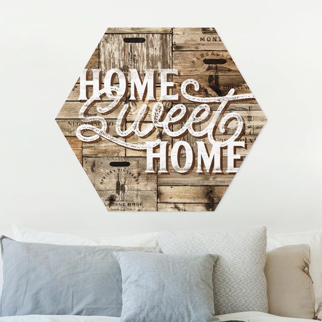 Forex hexagon - Home sweet Home Wooden Panel