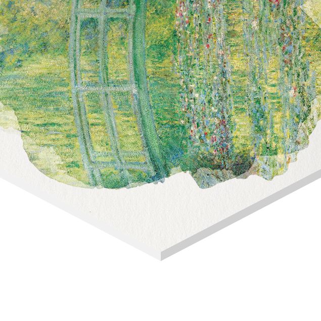 Forex hexagon - Water Colours - Claude Monet - Japanese Bridge