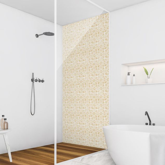 Shower wall cladding - Vintage Pattern Portuguese Tiles