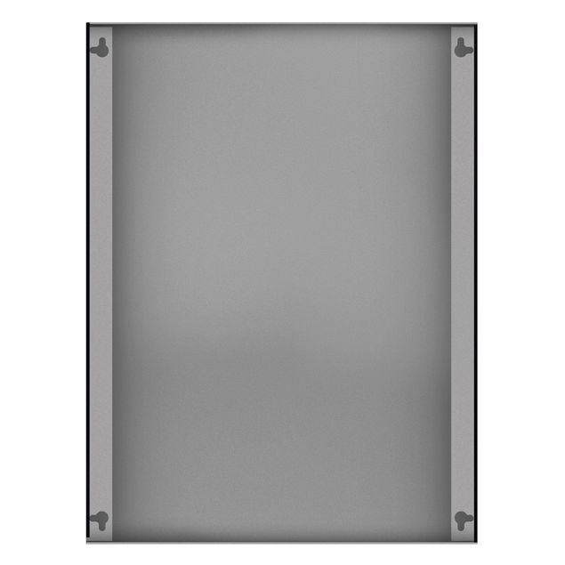 Magnetic memo board - Flowers With Fog On Black