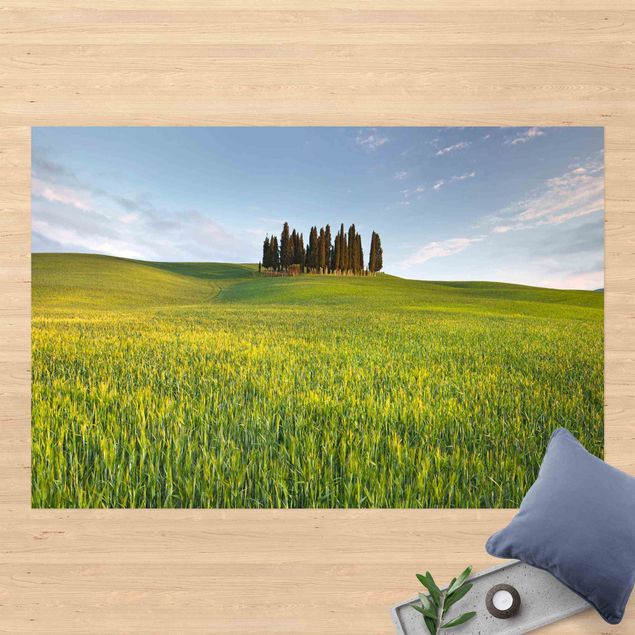 Balcony rugs Green Field In Tuscany