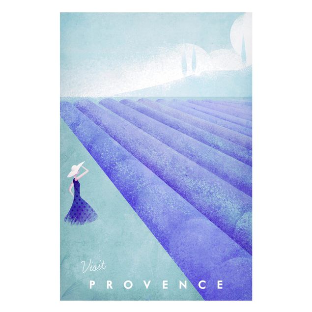 Magnetic memo board - Travel Poster - Provence