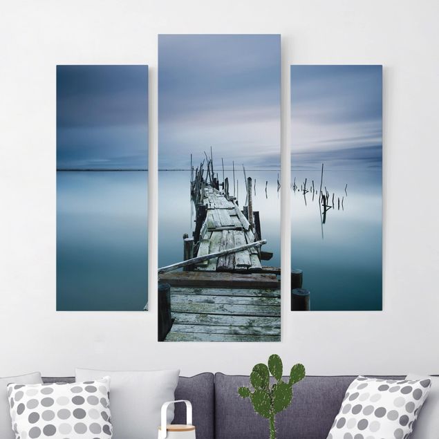 Print on canvas 3 parts - Timeless Walkway