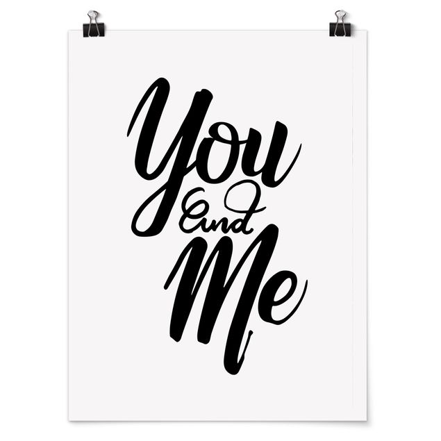 Poster quote - You And Me