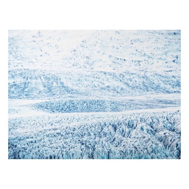 Print on aluminium - Icelandic Glacier Pattern